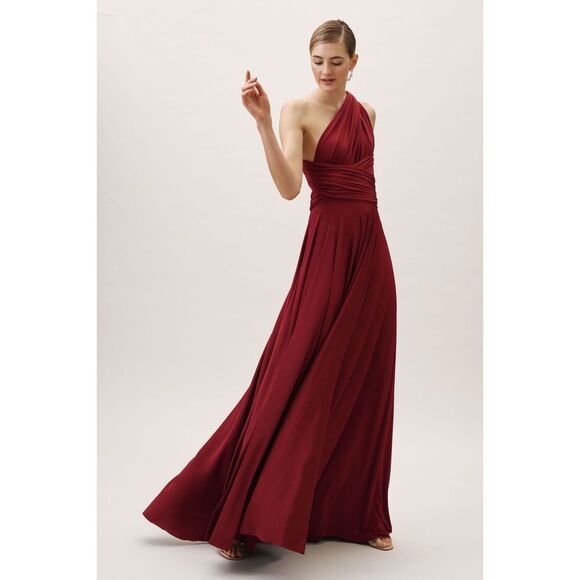 Anthropologie Dresses & Skirts - Anthropologie x BHLDN twobirds Ginger Convertible Maxi Dress Bordeaux